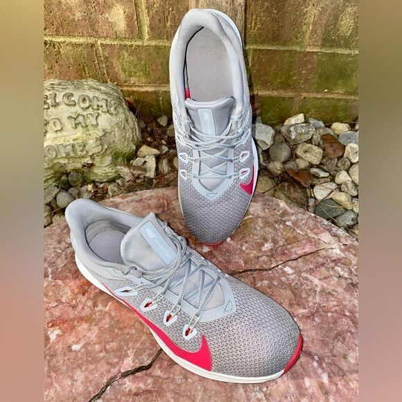 Nike Quest 2 Women's Running Shoe Grey Pink C13803-001 US Size 9/40.5EU - Picture 1 of 9